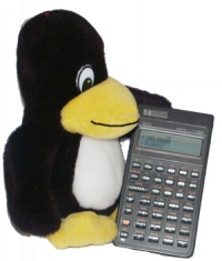 hp-calc and tux