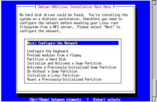 Instalaci�n de Debian 2.2xdvi