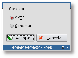 Nuevo servidor SMTP II