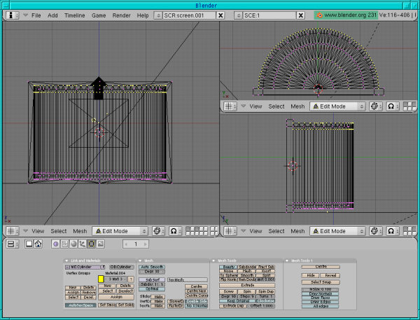 [couvercle avec s&eacute;lection des arcs et la
    seconde subdivision]