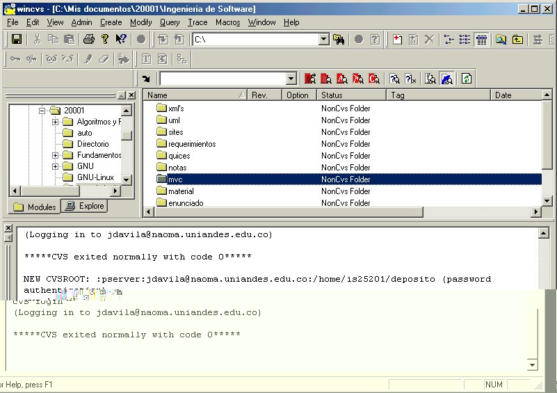 Explorador ubicado en el m�dulo a importar.
		  cliente